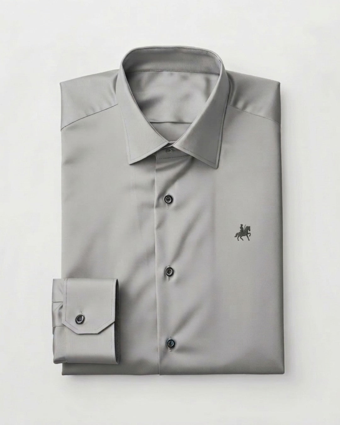 Camisa social cinza