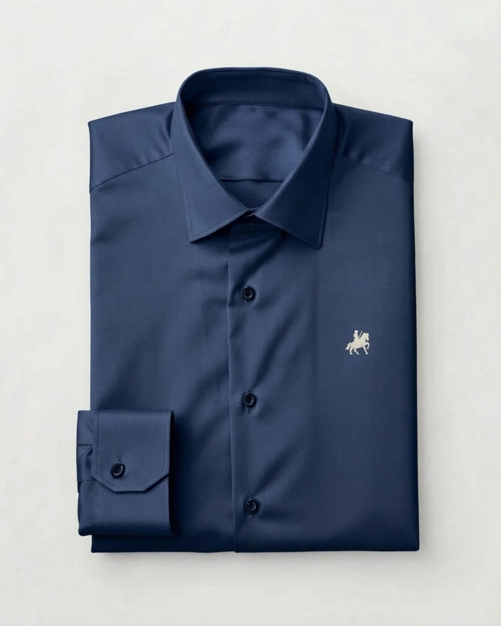 Camisa social azul