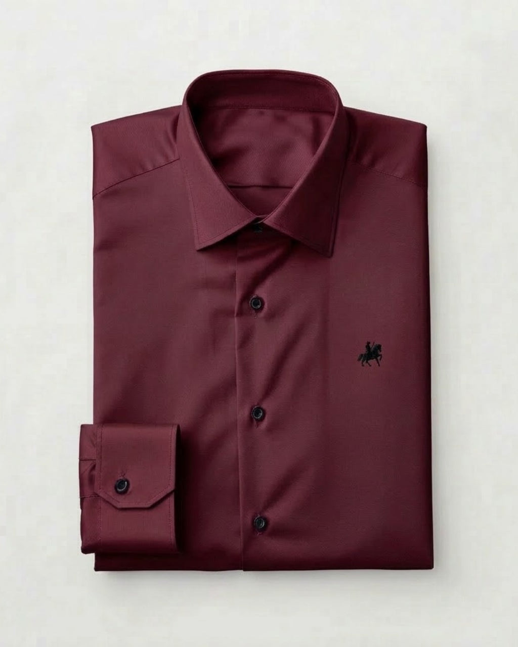 Camisa social vinho
